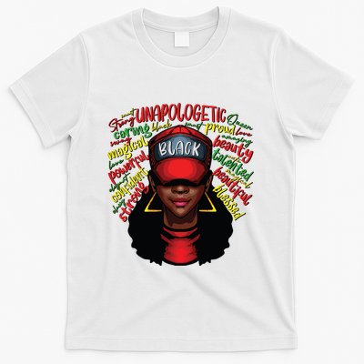 African Queen Black History Month African American Ladies T-Shirt