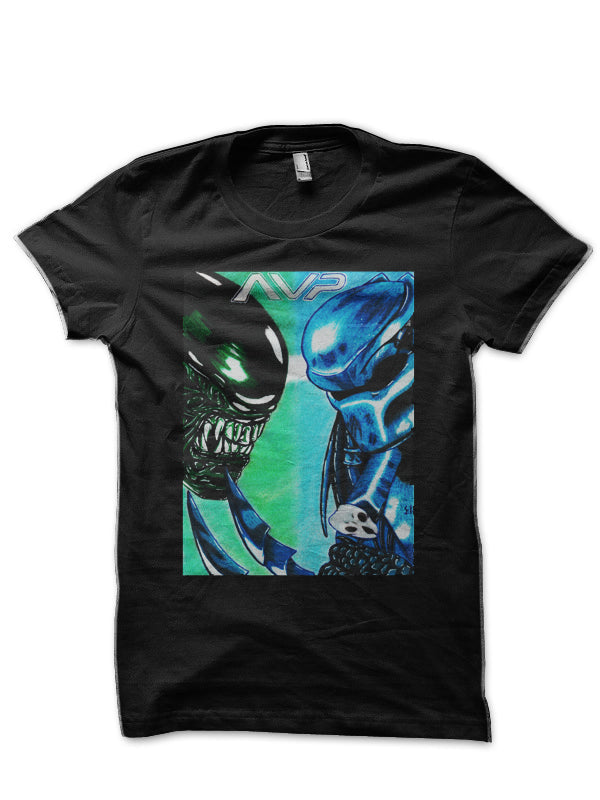 Alien Versus Predator Half Sleeve T-Shirt
