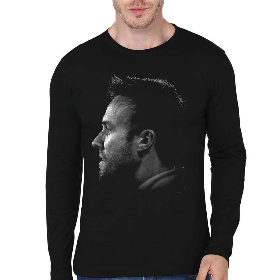 Ab De Villiers Black Full Sleeve T-Shirt