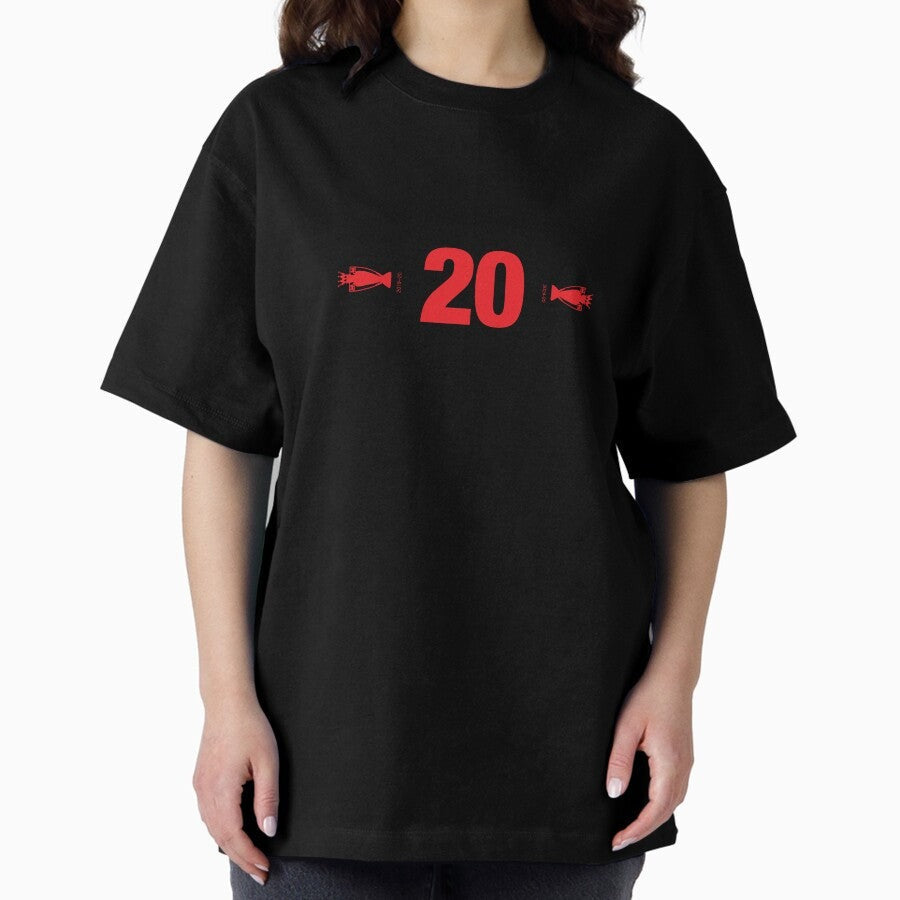 20 trophies LFC red/black Oversized T-Shirt