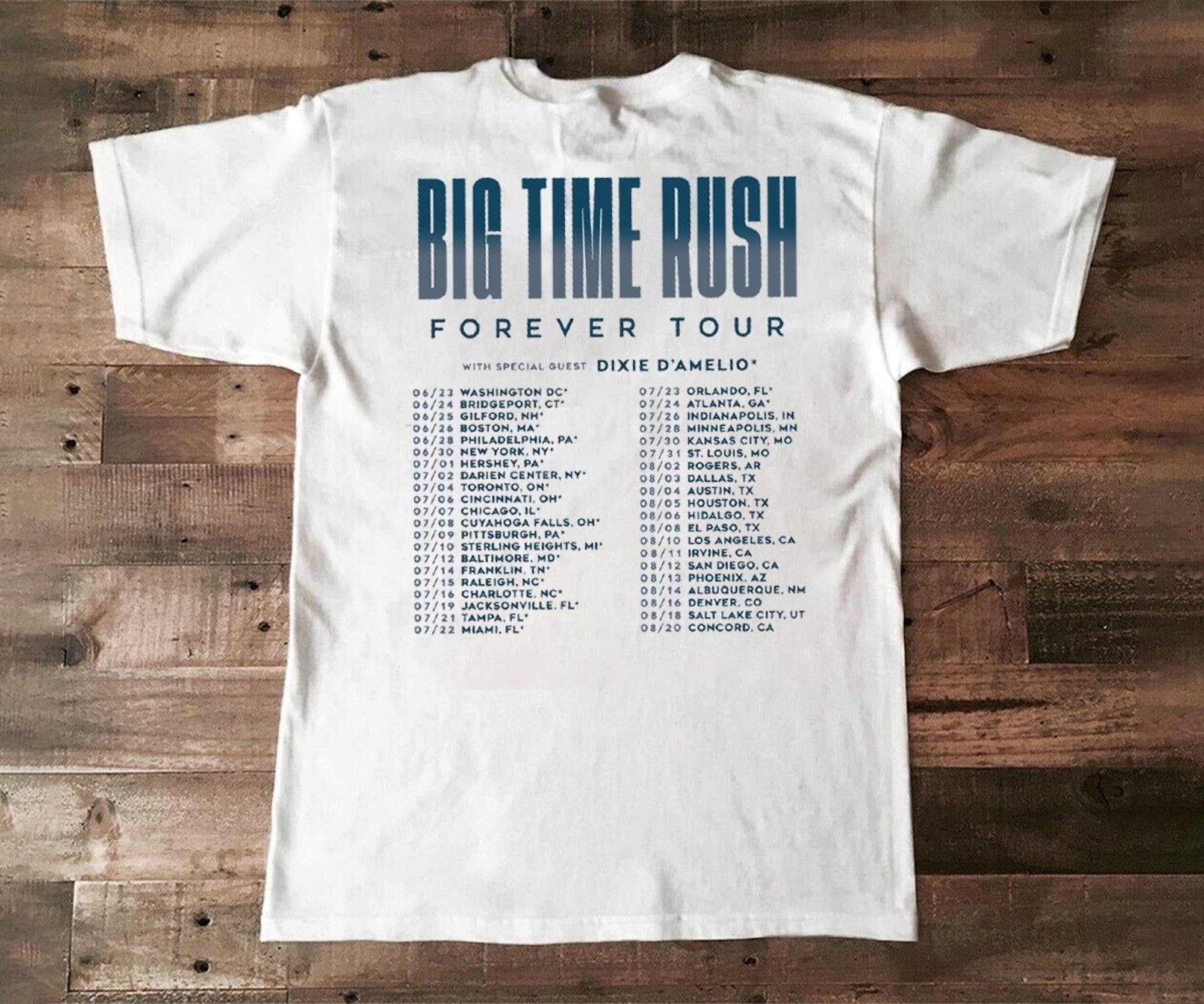 2022 Big Time Rush Forever Tour T-Shirt, Big Time Rush T-Shirt