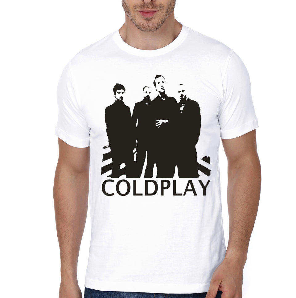 Music Pop Coldplay White T-Shirt