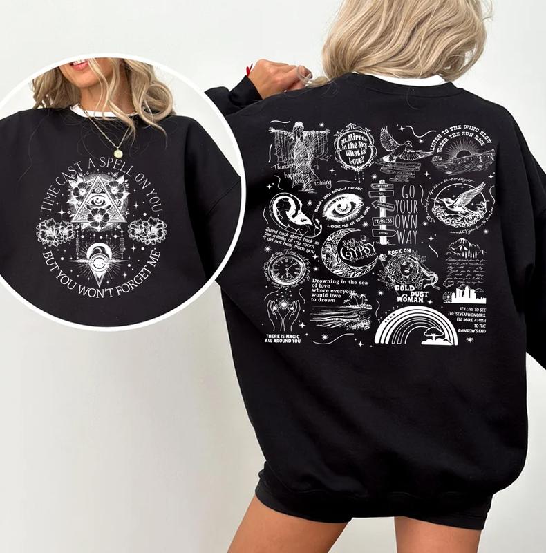 Time Cast A Spell On You But You Won't Forget Me 2 Sdile Shirt, Classic Rock Band Lover Sweatshirt, Retro Music Fan Gift, Festival Wear, Silver Tee