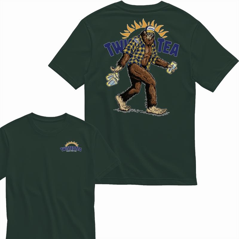 [Sale Up To 65%] Bigfoot Twisted Tea 2sides unisex T-shirt Twisted, 2 Sided Graphic T-Shirt, For Men, For Women