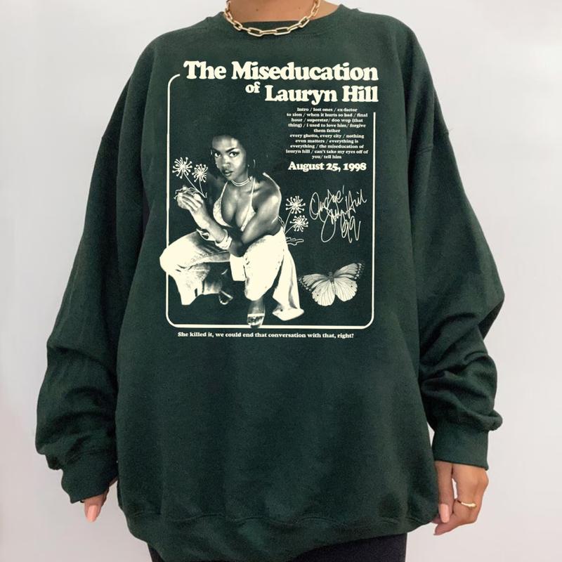 Vintage The Miseducation of Lauryn Hill Graphic Tee - Ms. Lauryn Hill - The Fugees - 90s Hiphop Artist Shirt - Music Shirt - Hiphop Graphic Tee