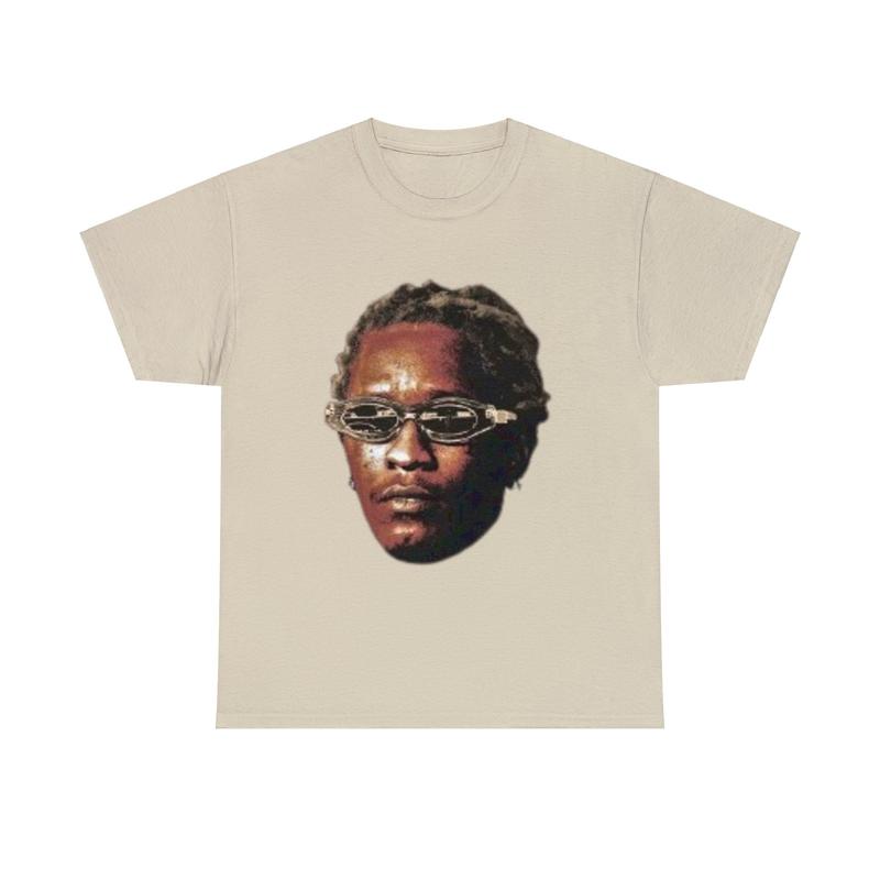 YOUNG THUG T-SHIRT, Rap Tee Concert T-Shirt, Kanye Thugger Slime Season  Green Rare Hip Hop Graphic T-Shirt, Vintage Unisex Shirt