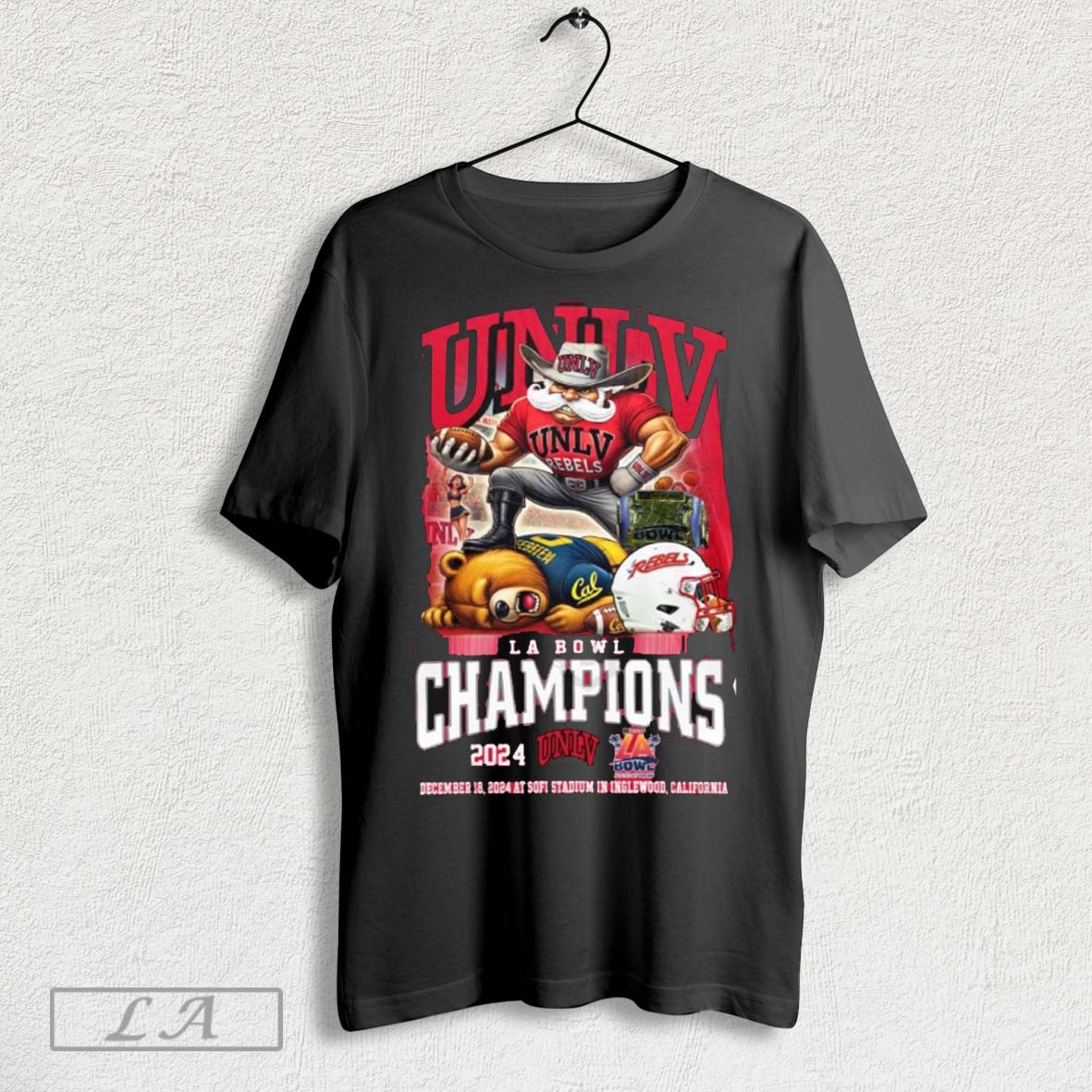 Unlv Rebels La Bowl Champions 2024 T Shirt