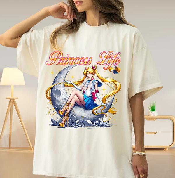 Sailor moonn princess life shirt sweatshirt hoodies, Sailor moon Shirt, animee Shirt