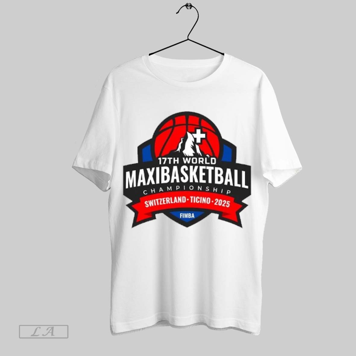 Top 17th World Maxibasketball Championship Switzerland Ticino 2025 Shirt
