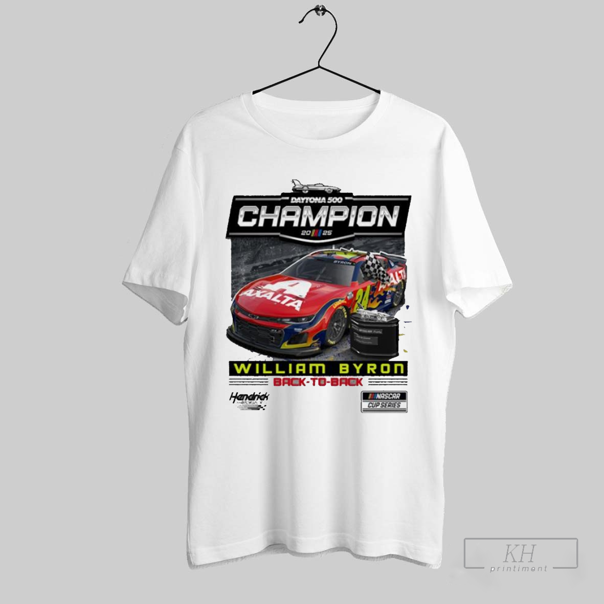 William Byron Checkered Flag Sports Youth 2025 Daytona 500 Champion Shirt T Shirt