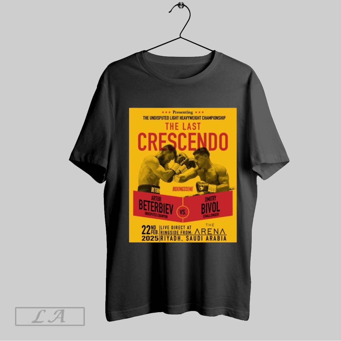 Top Poster The Last Crescendo Artur Beterbiev Undisputed Champion Vs Dmitry Bivol Challenger 22nd Feb 2025 T Shirt Sweatshirt Hoodie Shirt