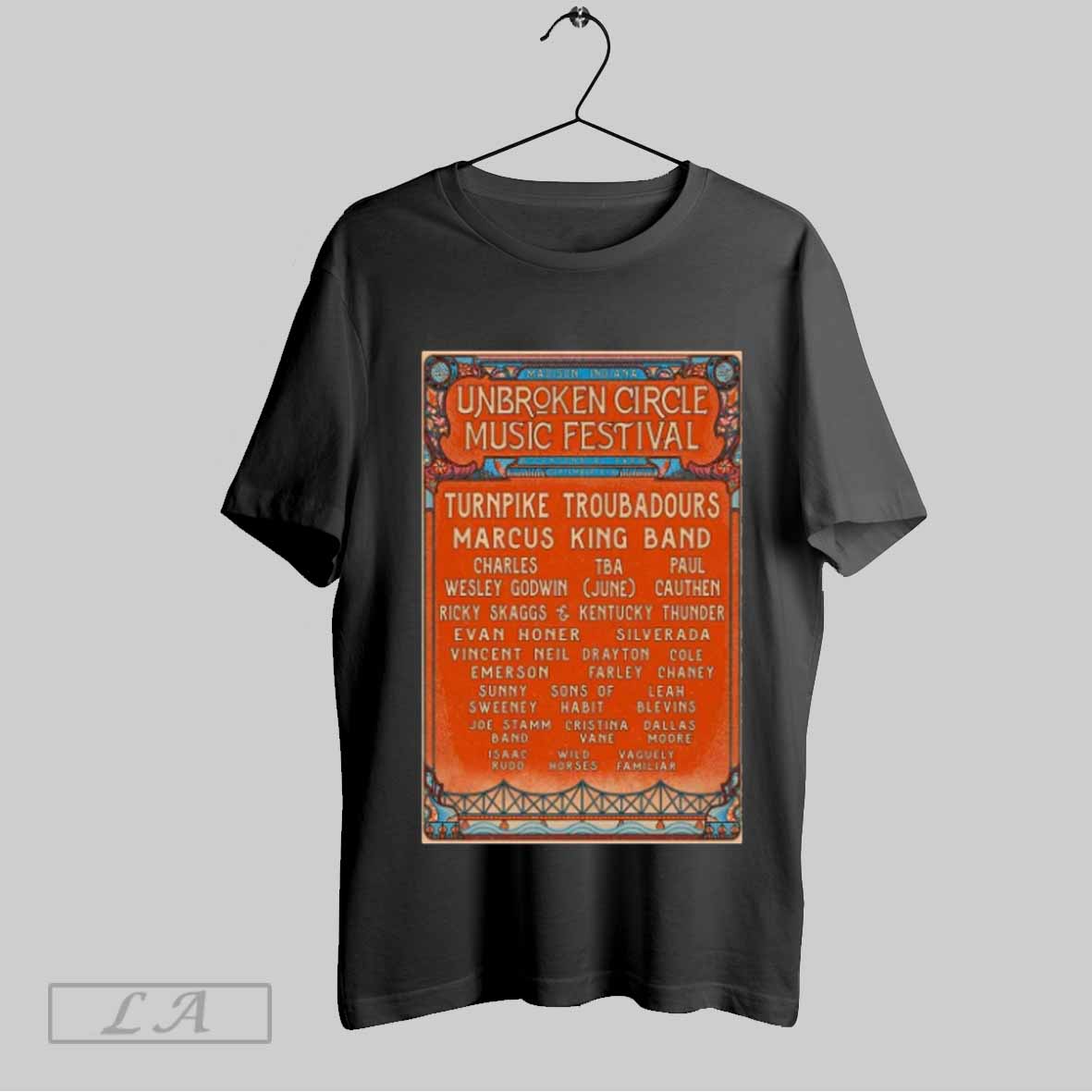 Top Poster Unbroken Circle Music Festival Madison Indiana September 4 6 2025 Unisex Sweatshirt T Shirt