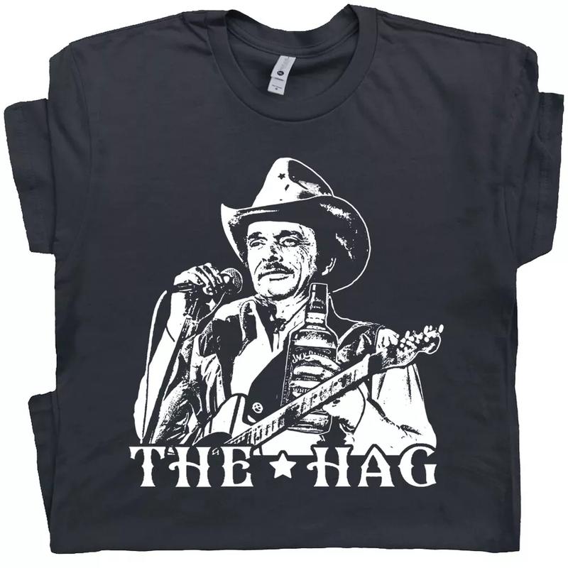Merle Haggard T Shirt Hag Vintage Country Music Outlaw Men Women Concert Band