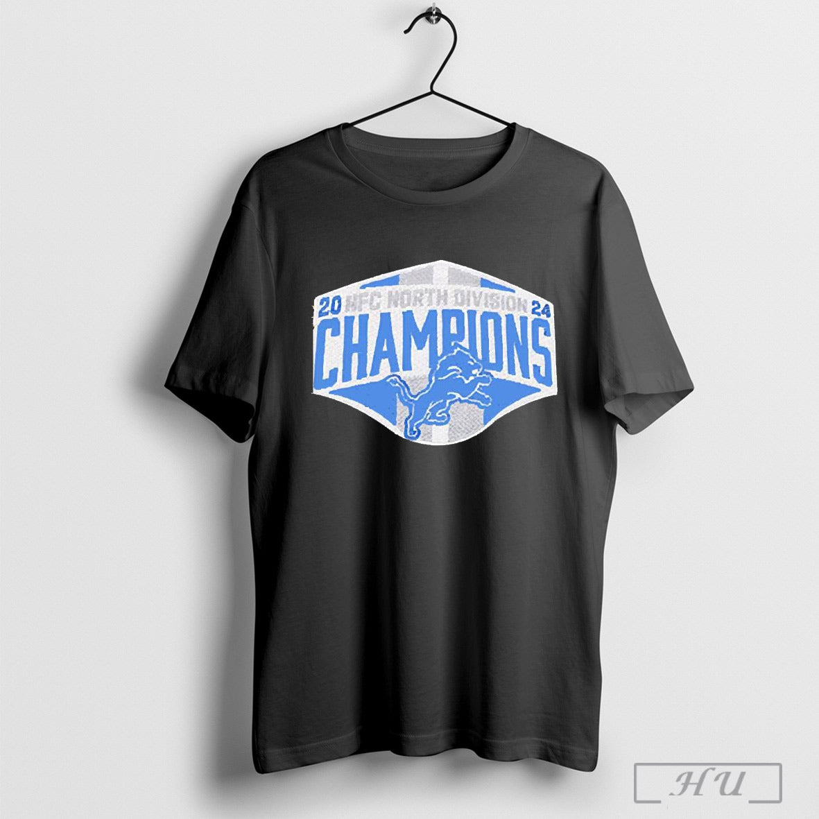 Top Detroit Lions 2024 Nfc North Division Champions T Shirt