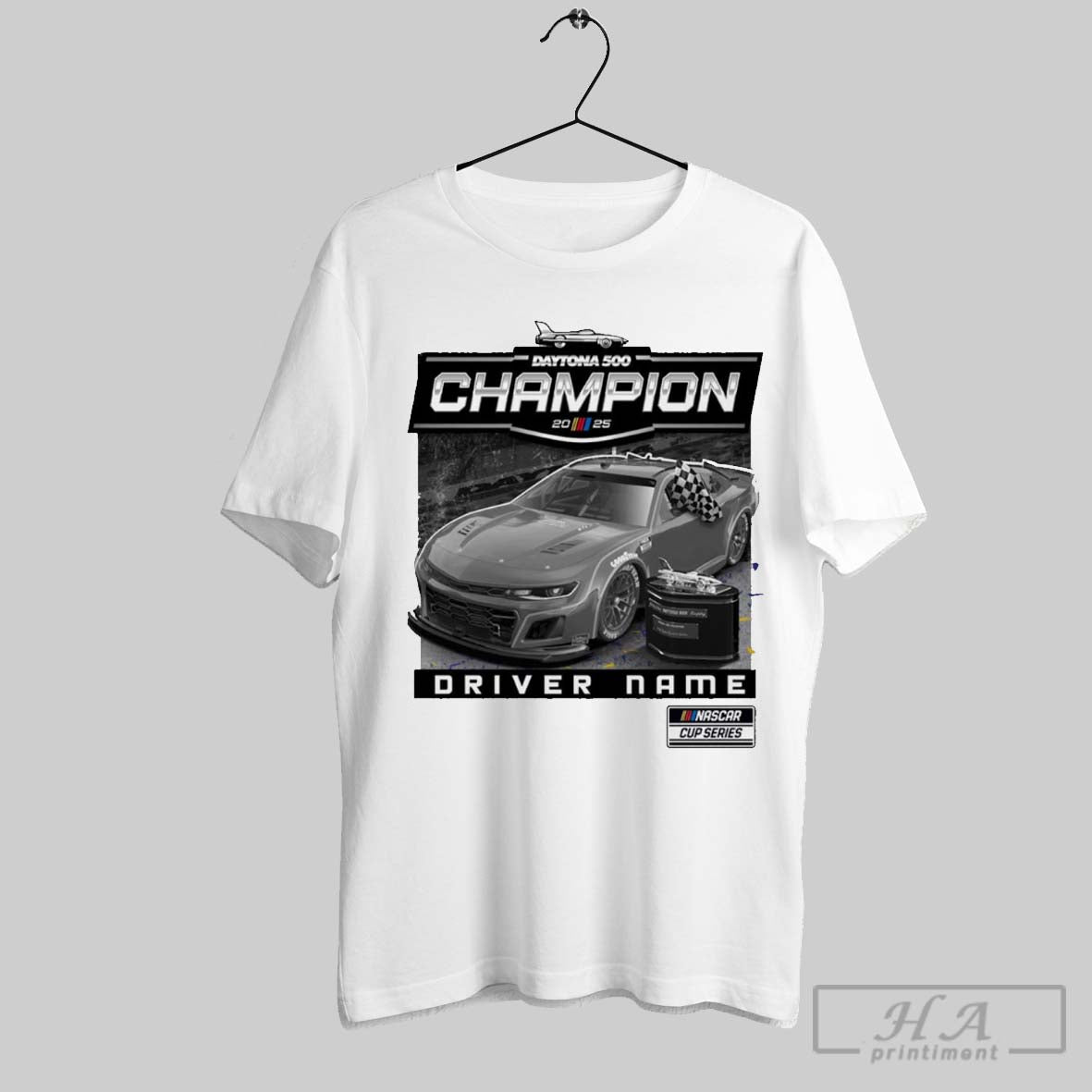 William Byron Checkered Flag Sports 2025 Daytona 500 Champion Winner Driver Name T Shirt