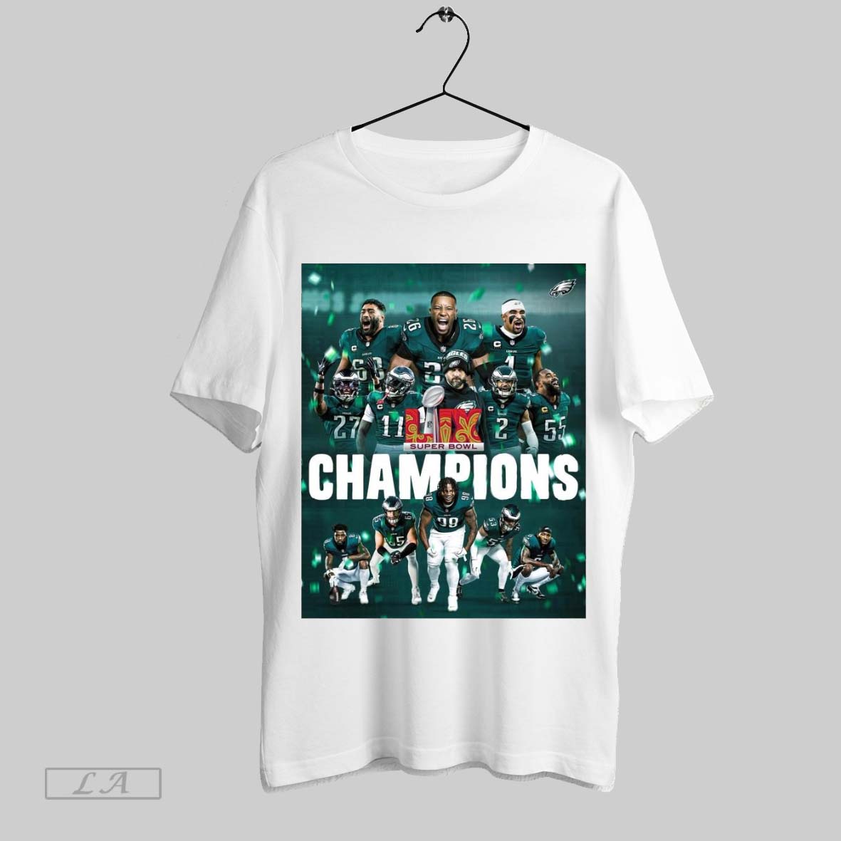 Top Poster Philadelphia Eagles L J Mailata Saquon Barkley Jalen Hurts Super Bowl Champions This Ones For You Philly Unisex Sweatshirt T Shirt