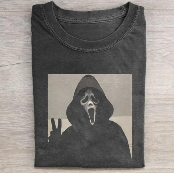 Vintage Halloween Graphic T-shirt, Ghost Face Hi Tee, Horror Movie Shirt, Horror Character, Funny Halloween Shirt, Unisex T-Shirt
