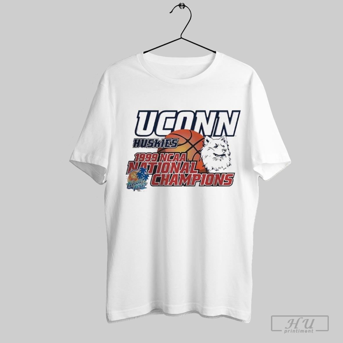 Ucon Huskies 1999 Ncaa National Champions Nba T Shirt