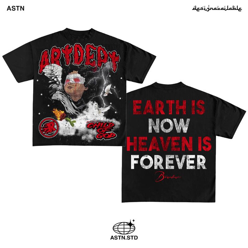 Y2K Graphic ArtDept. Child Of God Personalize Printed Tshirt Casual Cotton Crewneck Classic