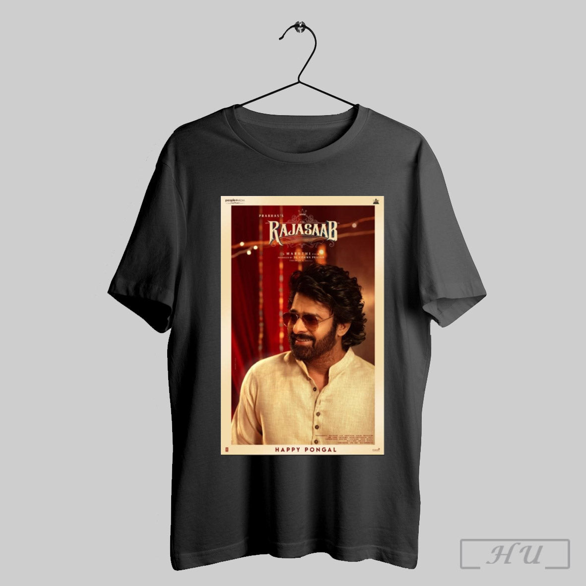 The Raja Saab Prabhas Maruthi Film Produced By Tg Vishwa Prasad Thaman S Musical Happy Pongal Poster T Shirt