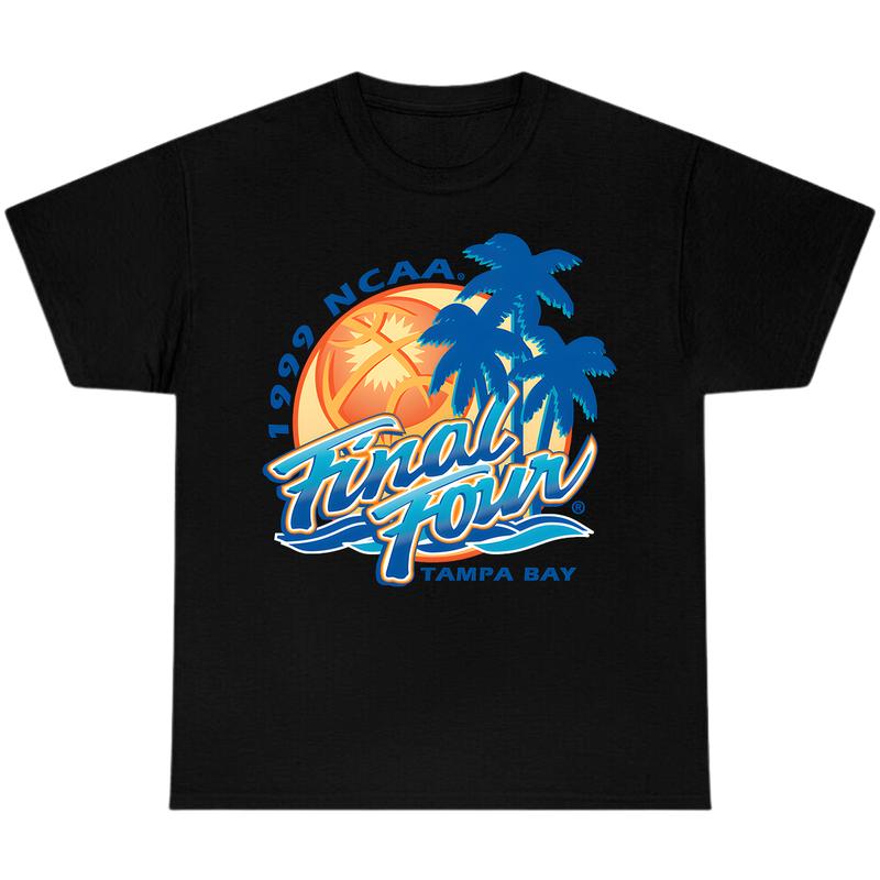 1999 Final Four Logo Heavy T-Shirt, Classic Cotton NCAA T-Shirt, Graphic Vintage T-Shirt, Full Color T-Shirt, Unisex T-Shirt, For Men, For Women billa