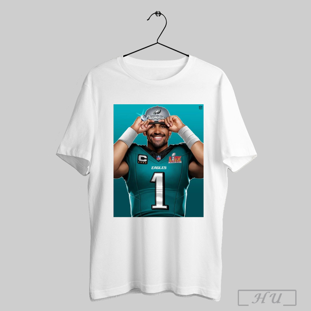 Trendy Poster Jalen Hurts Philadelphia Eagles Super Bowl Lix Champions So Thats What Yall Wanted To See T Shirt Sweatshirt