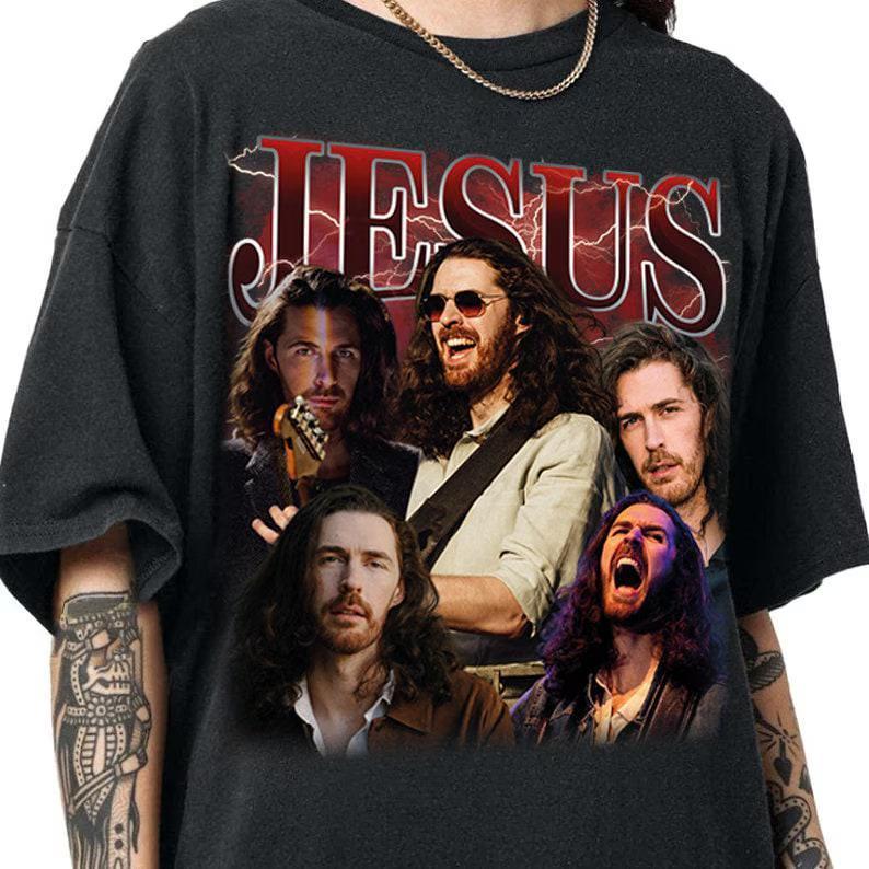 Jesus Hozier T Shirt, Hozier Tour 2024 Shirt, Hozier Shirt, Cool Design Hozier Concert Shirt, BlvckStyle Hozier Shirt, Hozier Unreal Vintage Music Tou