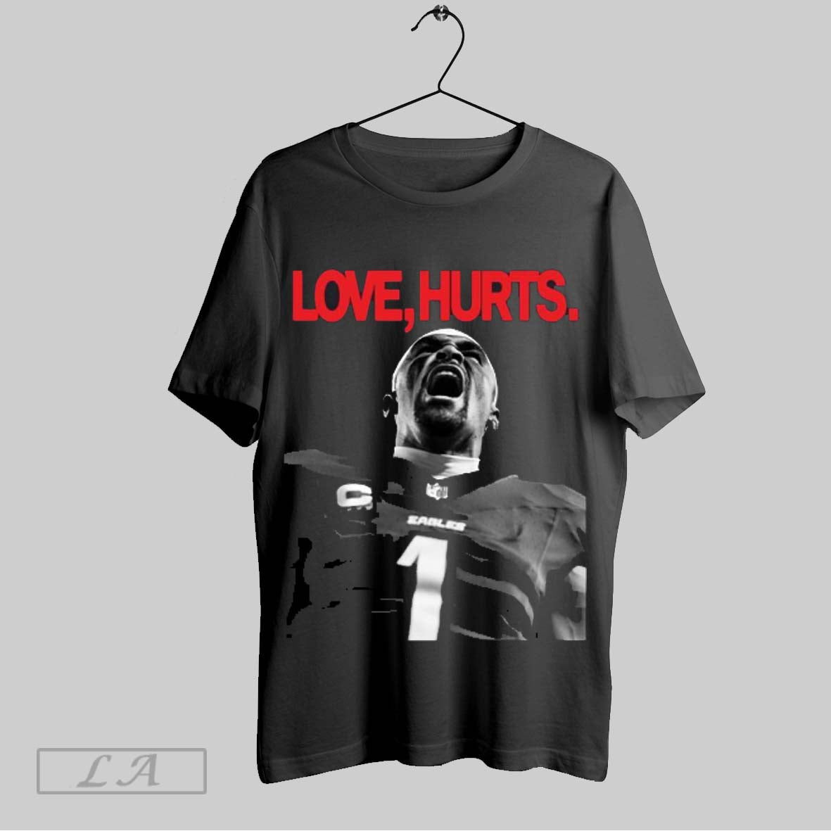 Top Love Hurts Jordan X Jalen Hurts Philadelphia Eagles Super Bowl Lix Champions Sweatshirt T Shirt
