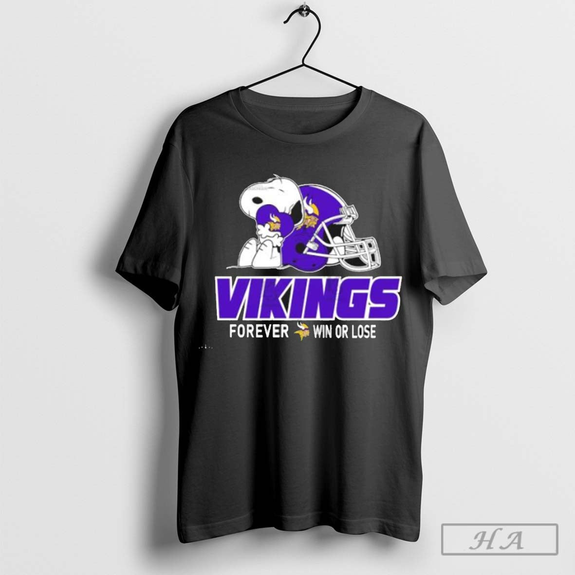 The Peanuts Movie Snoopy X Minnesota Vikings Forever Win Or Lose Shirt