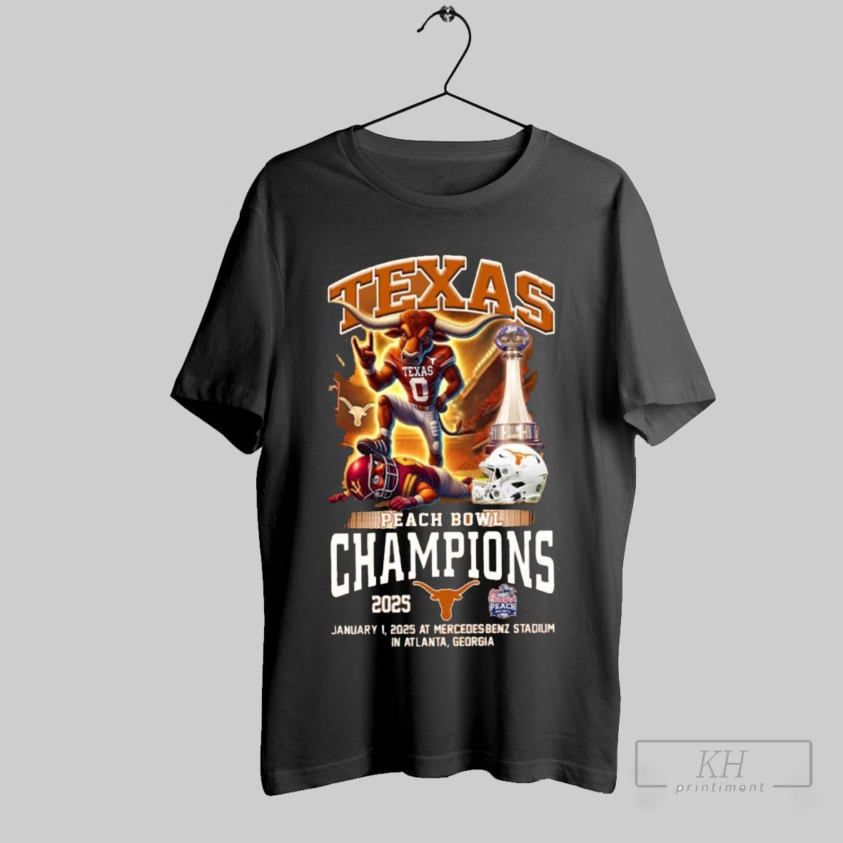 Texas Peach Bowl Champions 2025 New Edition For Fans Limited Shirt