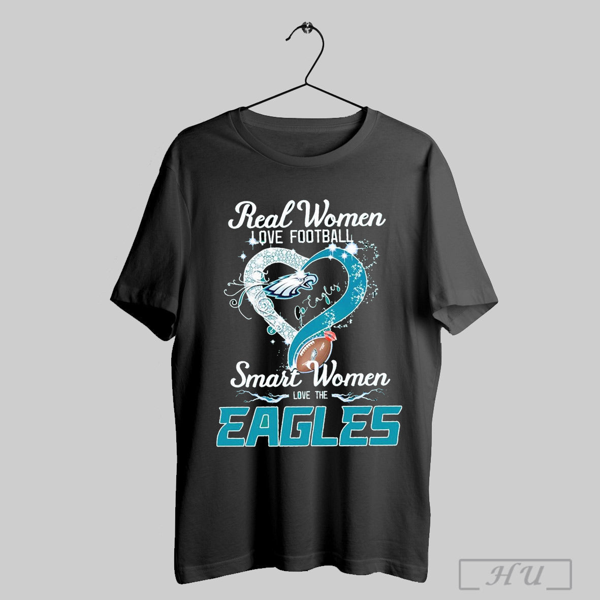 Trendy Real Women Love Football Smart Women Love The Philadelphia Eagles Go Eagles 2025 Champions T Shirt