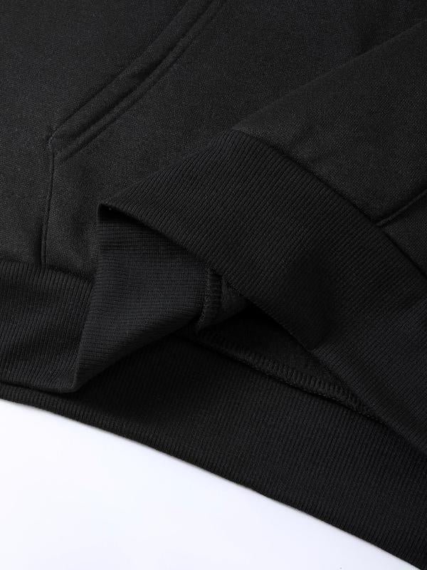 Unisex Graphic Pocket Drawstring Essentials Hoodie, Long Sleeve Sweatshirt for Daily Wear, Fashion Men's 4th Of July Clothes