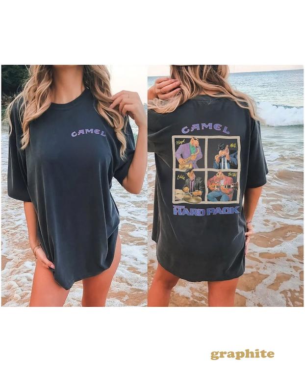 90s Camel The Hard Pack T-shirt  Unisex Garment-Dyed Shirt, Joe Camel Promo Tee, Cowboy Apparel, Motorcycle Smoker T Shirt 1990s  T-shirt, sweater and
