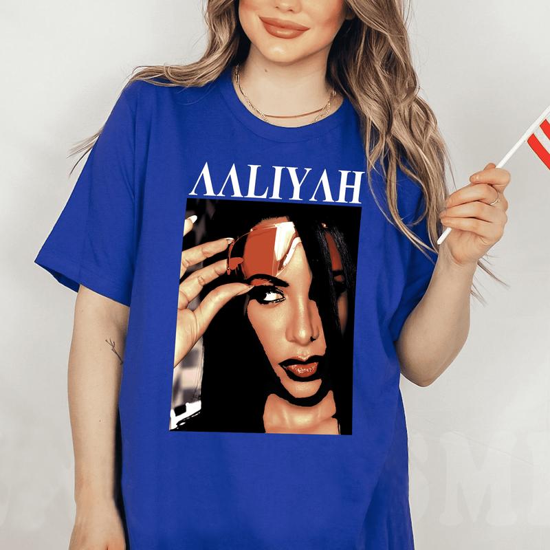 AALIYAH TSHIRT, Aaliyah Tee, Aaliyah Princess Of R&B Hiphop RnB Rapper T-Shirt For Men And Women