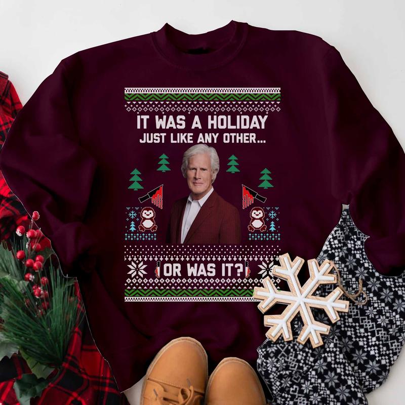 True Crime Ugly Christmas Sweatshirt, Funny Keith Morrison Christmas Sweatshirt, Movie Ugly Christmas Sweaters Classic Fabric Unisex