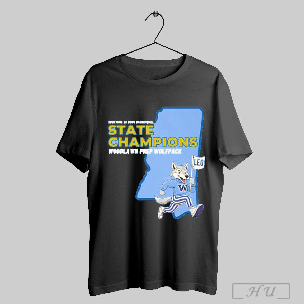 Trendy Woodlawn Prep Wolfpack 2024 2025 Mais 2a Boys Basketball State Champions T Shirt