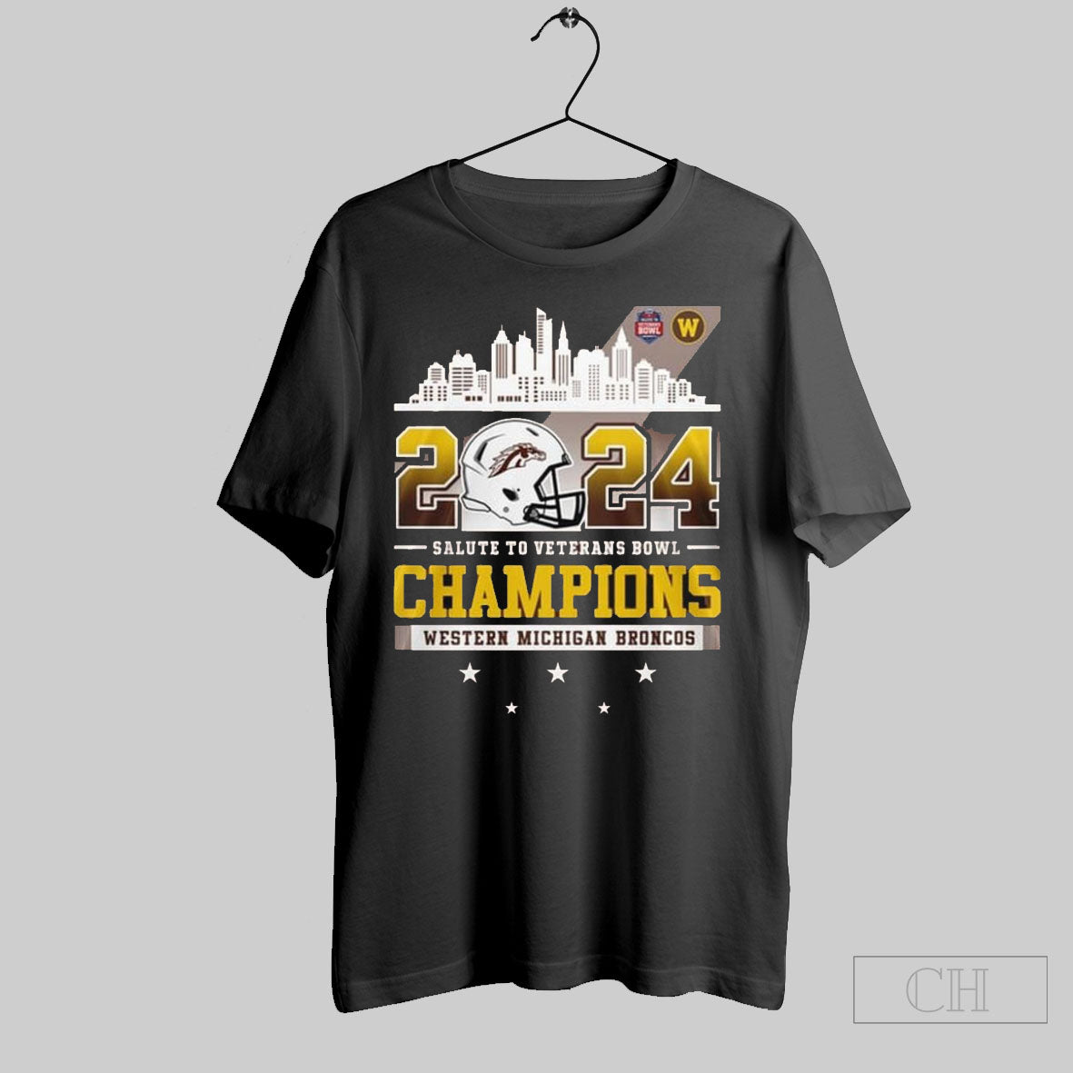 Western Michigan Broncos Champions Salute To Veteran Bowl 2024 Shirt Sweater