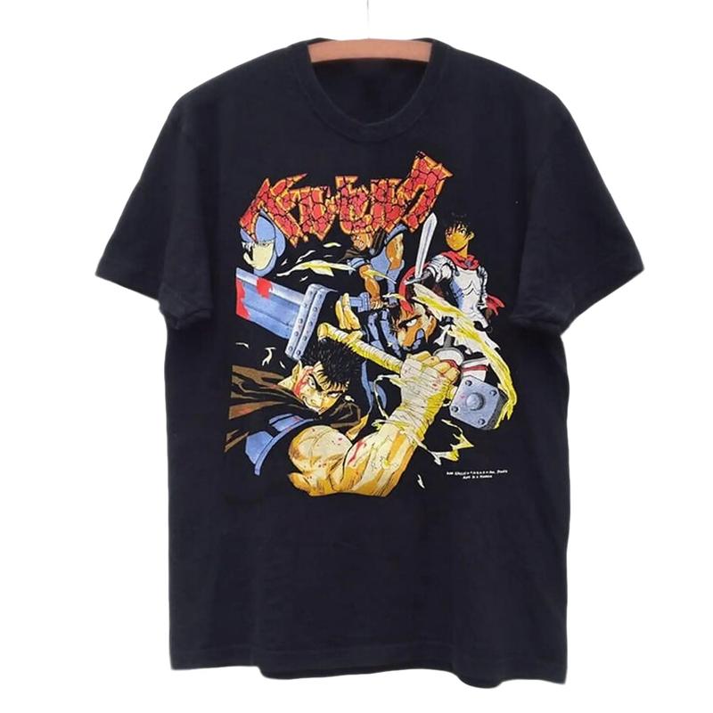 Berserk Anime For Men And Women, Gift For her For Him T Shirt Crewneck Cotton