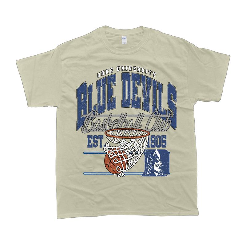 Vintage NCAA Duke Blue Devils T-Shirt, Graphic Vintage T-Shirt, Full Color T-Shirt, Unisex T-Shirt, For Men And Women, Men's Tshirt, Men's Clothes