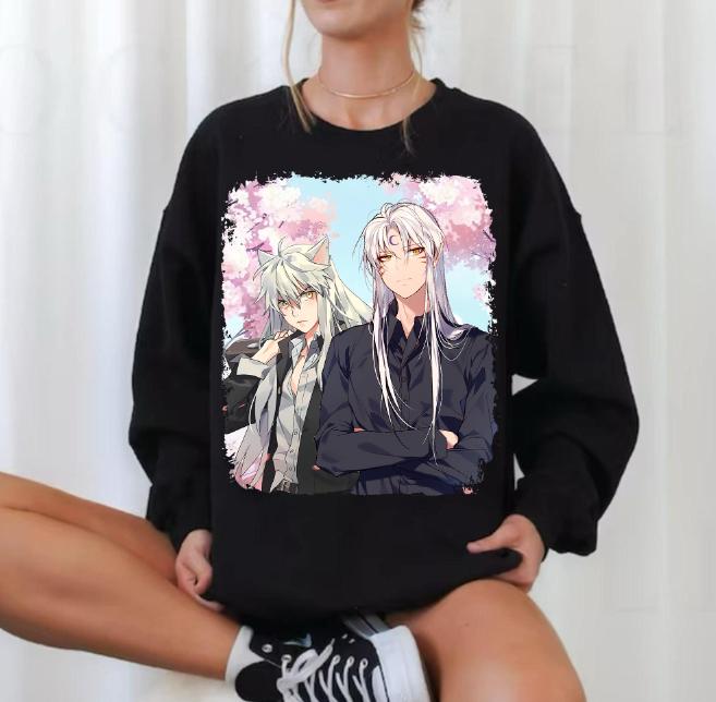 Inu and Sesshu Shirt, Animee Shirt Sweatshirt Hoodie Unisex