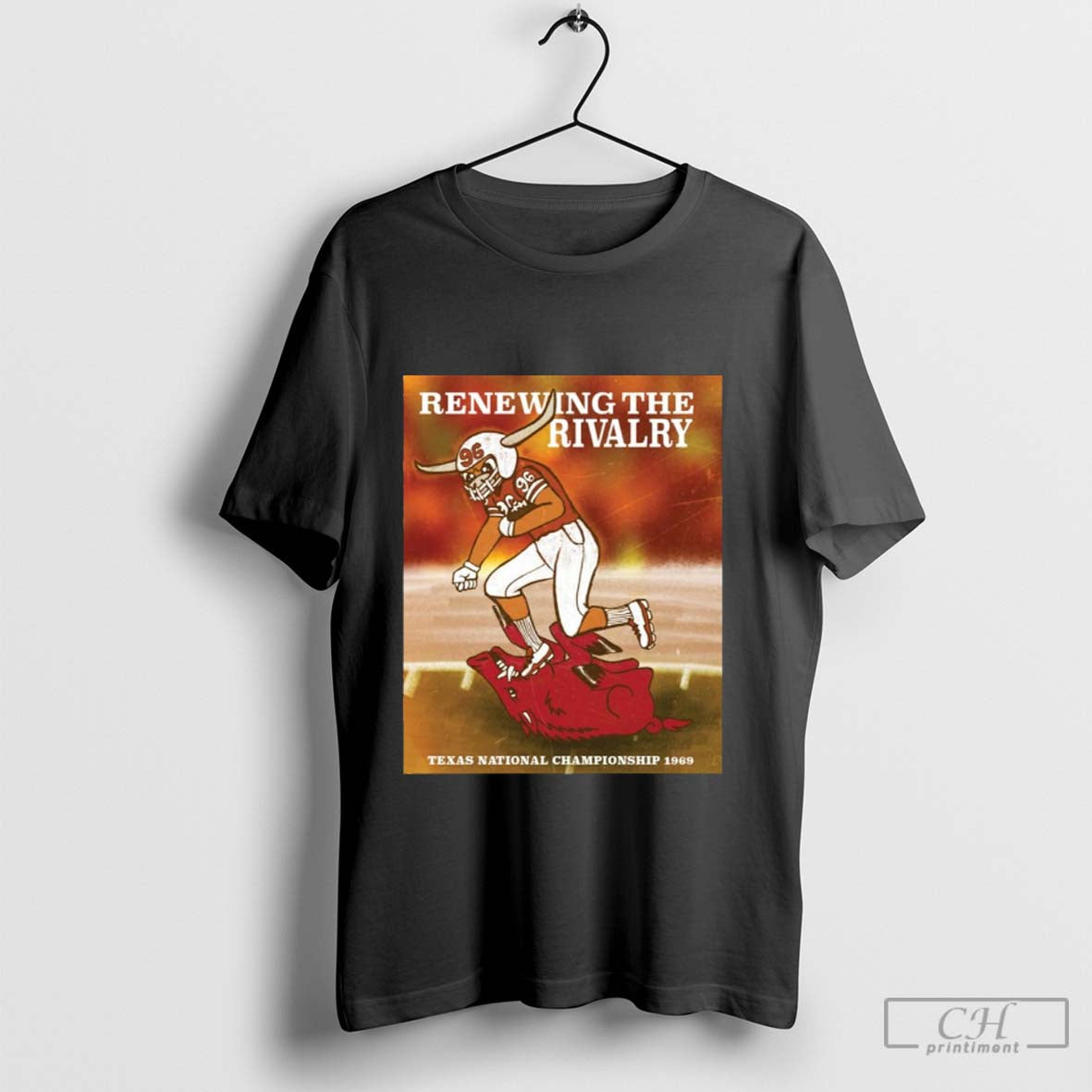 Texas Longhorns Renewing The Rivalry Texas National Championship 1969 t-shirt