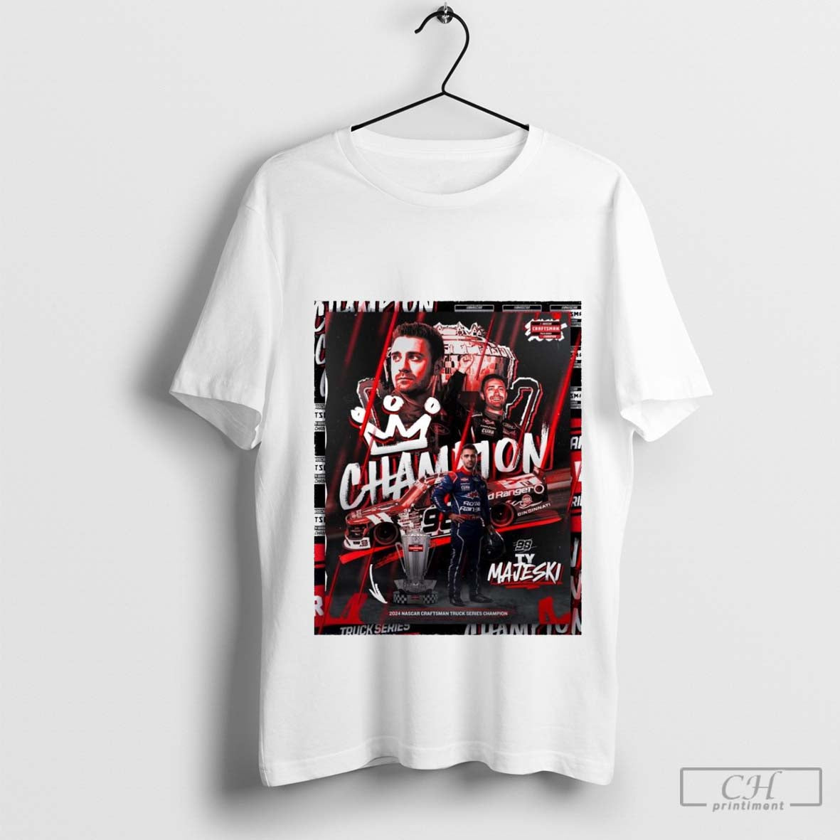 TY Majeski 2024 Nascar Craftsman Truck Series Champion t-shirt
