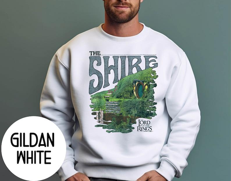 The Shire The Lord Of The Rings Sweatshirt, Christmas Gift for Hobbit Lovers, Merch Tolkien Aragorn T-shirt Hoodie, LOTR Shirt For Movie Fans