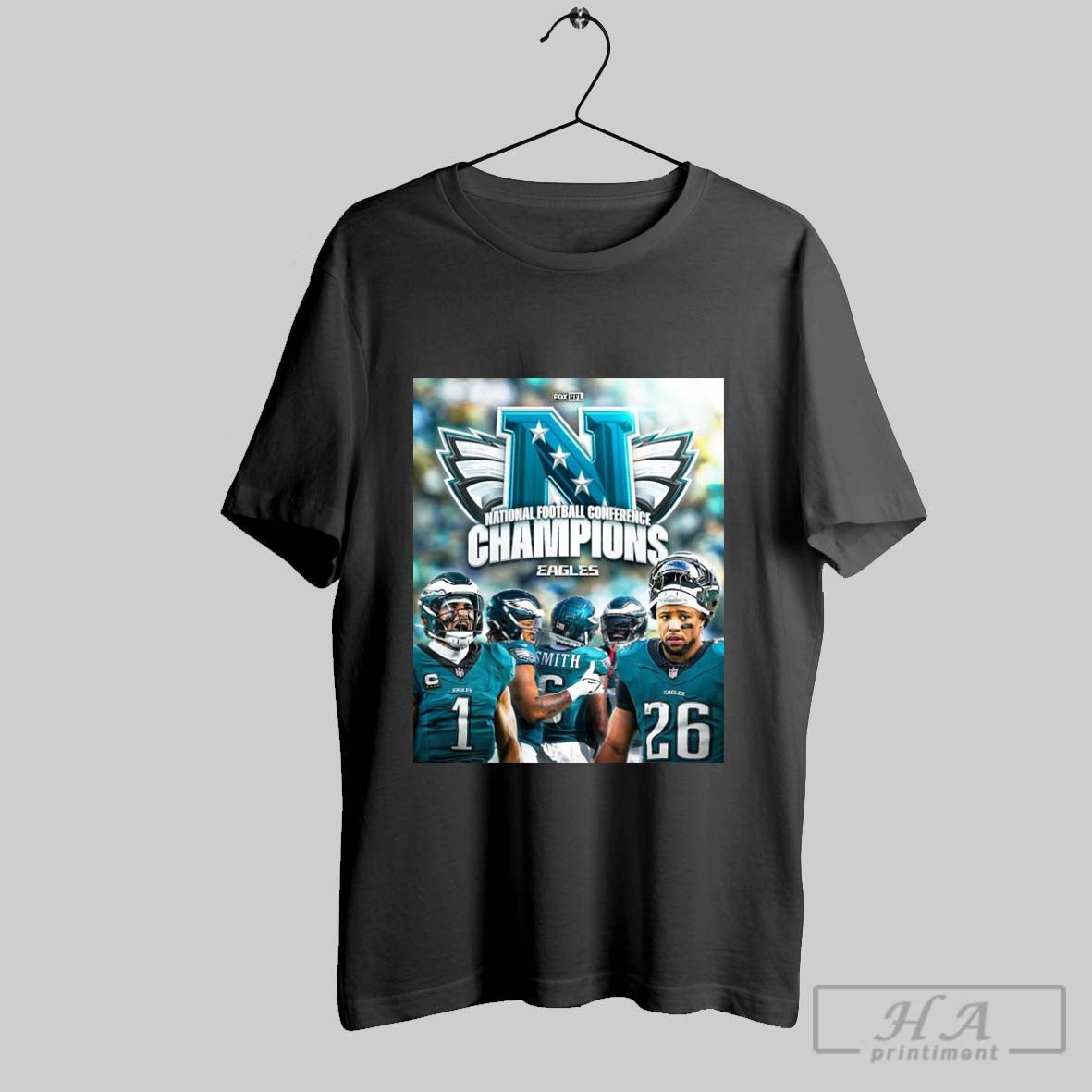 The Philadelphia Eagles Are National Football Conference Champions Flyeaglesfly Nfl On Fox T Shirt