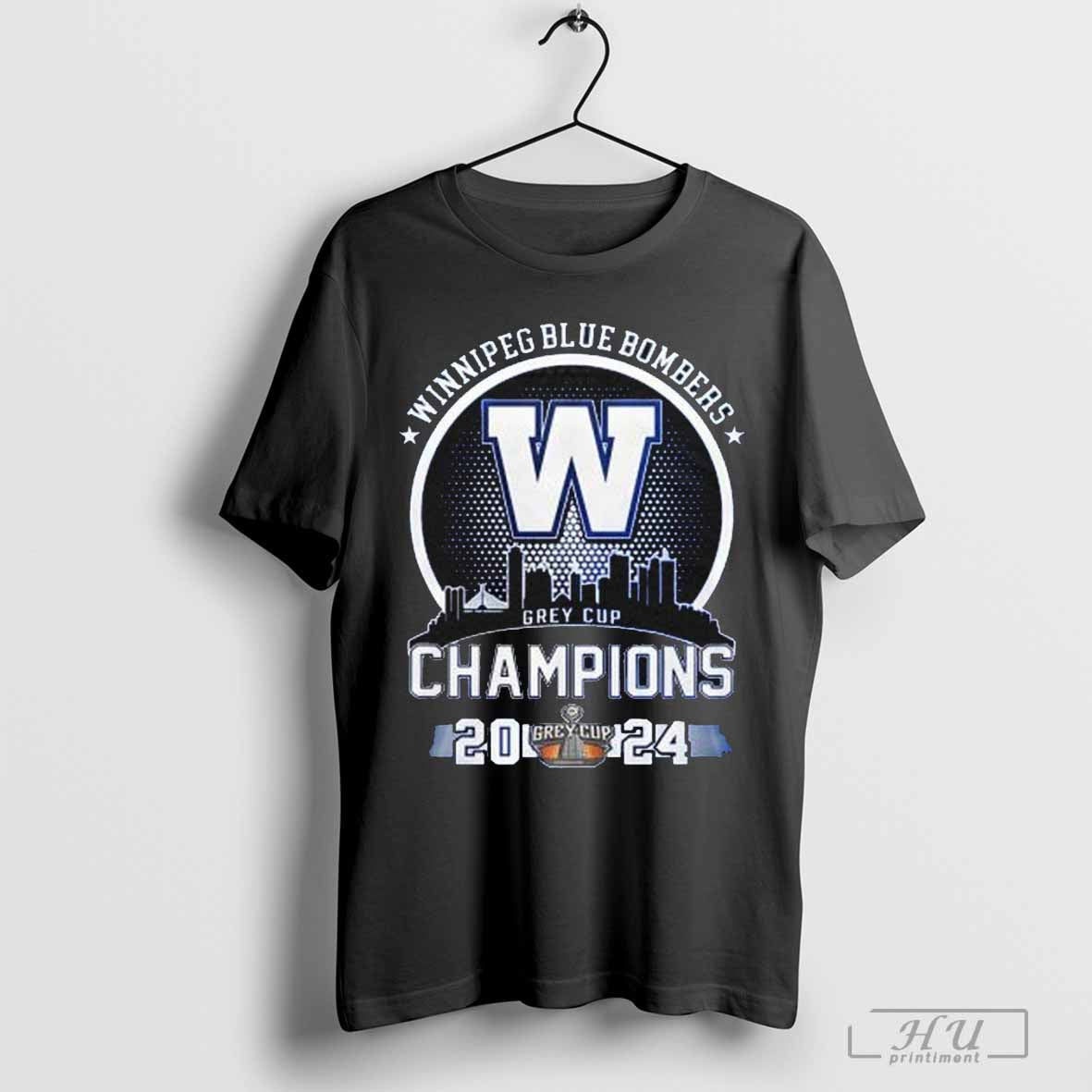 Winnipeg Blue Bombers 2024 Grey Cup Champions Shirt