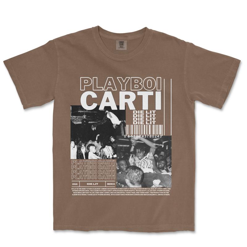 Vintage Playboi Carti Shirt, Playboi Carti merch, Playboi Carti - Die Lit Poster Graphic tshirt