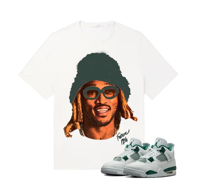 AJ 4 Oxidized Green Shirt, Future Style Tee to Match Sneakers, Unisex Shirt for Sneakerheads, Trendy Graphic Streetwear Fashion