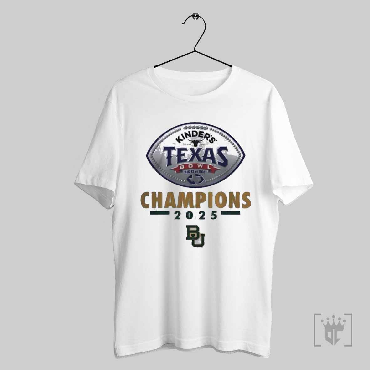 Texas Bowl Champions 2025 Baylor Bears T Shirt