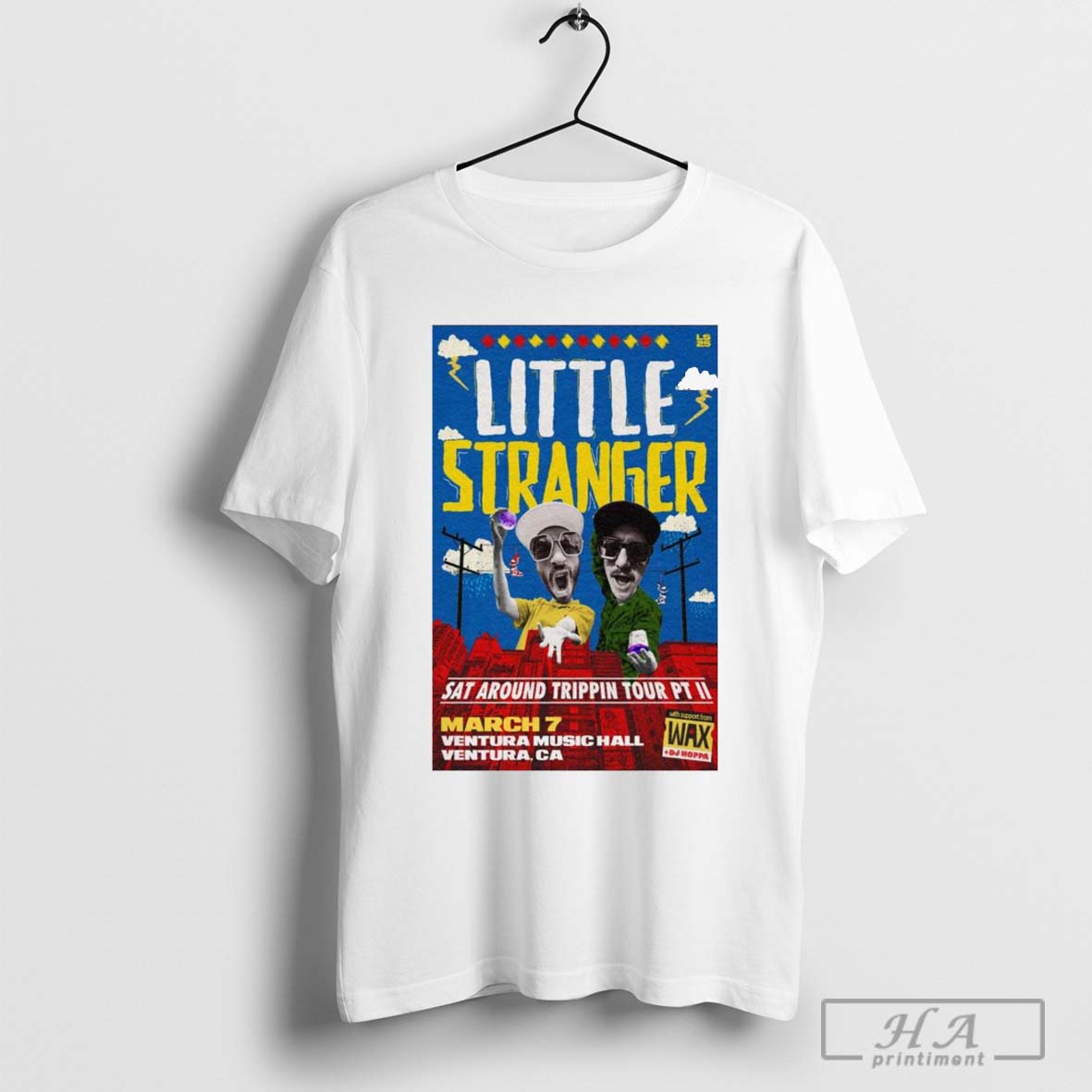 Official Poster Little Stranger Mar 7 2025 Ventura Music Hall In Ventura Ca Tour T Shirt