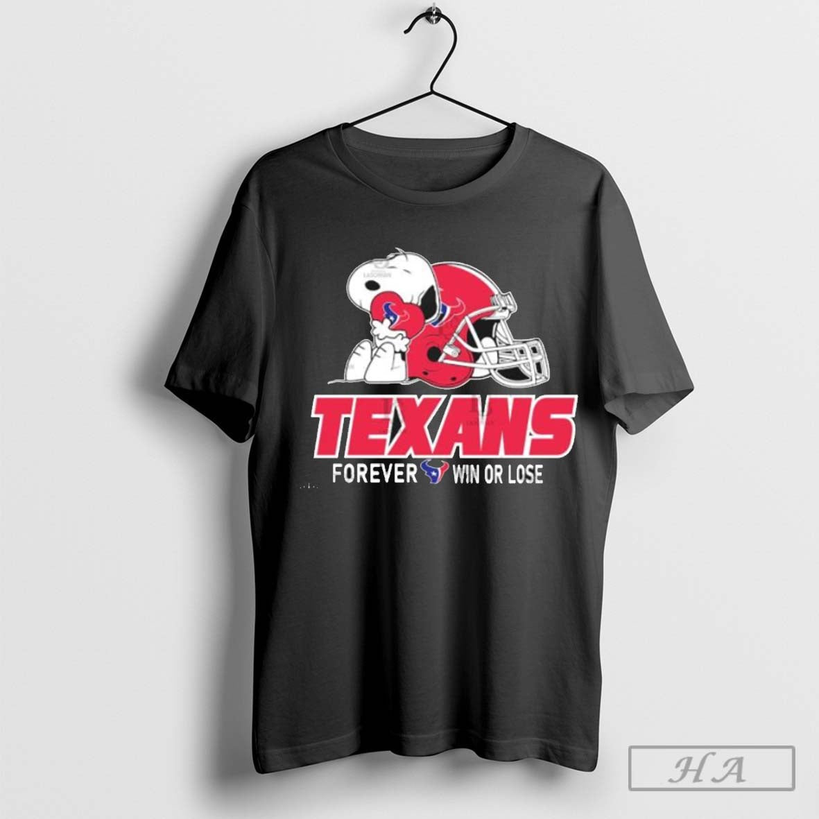 The Peanuts Movie Snoopy X Houston Texans Forever Win Or Lose Shirt